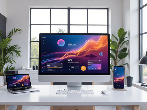 内容创作工具界面，显示文本转语音功能，创意工作台背景，现代化办公环境